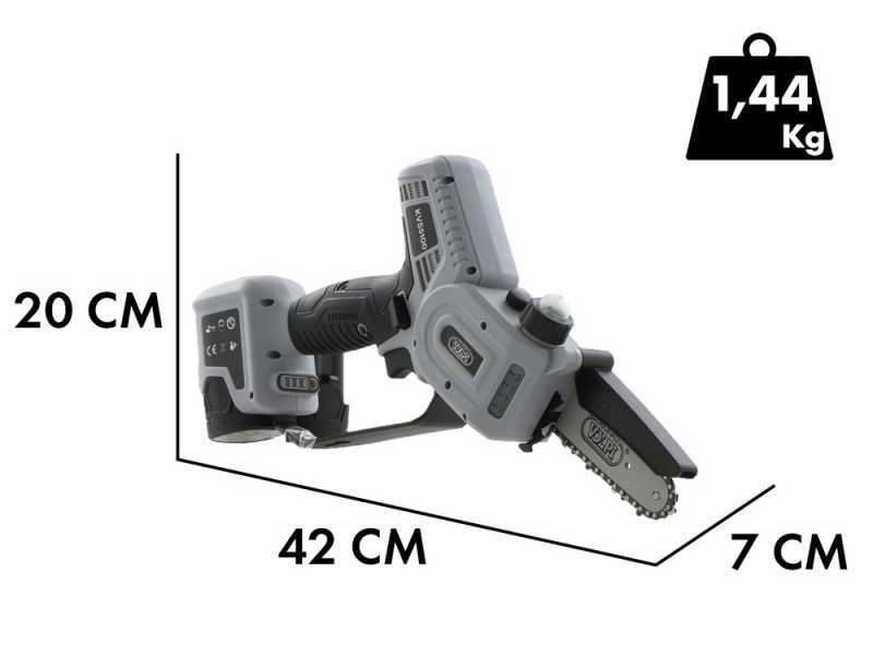 Volpi Powercut KVS5100 - 2x 14.4V 2.5Ah - Manuelle Akku-Handkettens&auml;ge