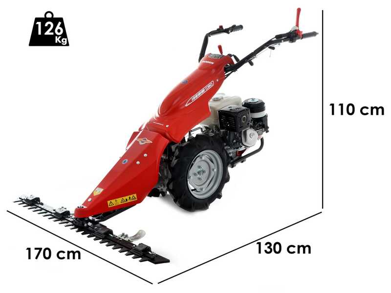 Barbieri C/80 - Mehrzweckger&auml;t Balkenm&auml;her - Honda GX270