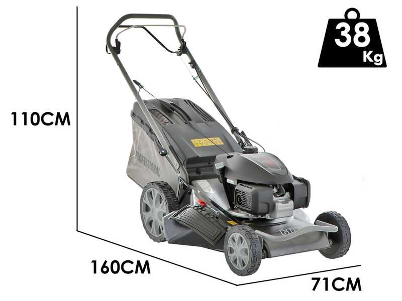 Rasenm&auml;her mit Antrieb Marina Systems HR 54 SH - 4IN1 - Motor Honda GCVx 170