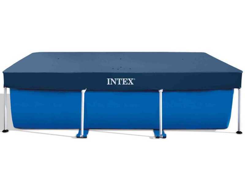 Poolabdeckung frame rechteckig Intex 28036