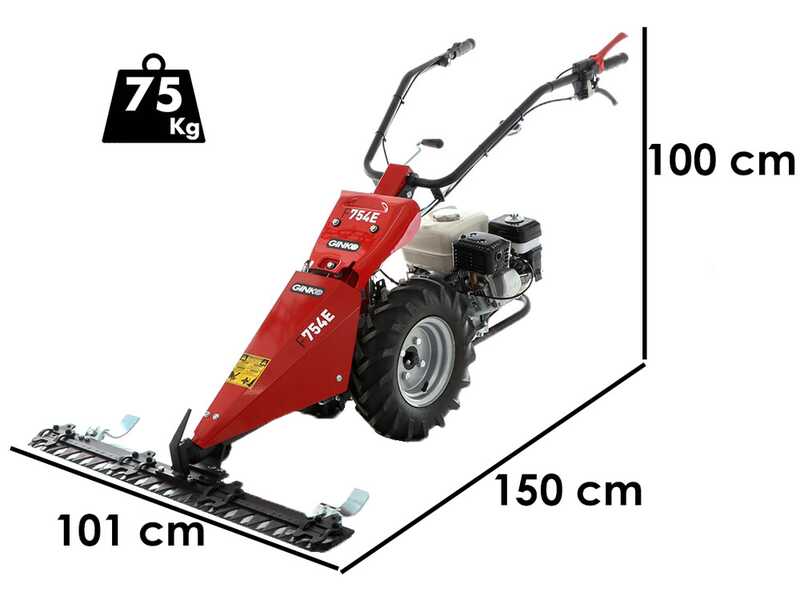 Ginko MGM FC 754 E - Mehrzweckgerät Balkenmäher - Honda GX160