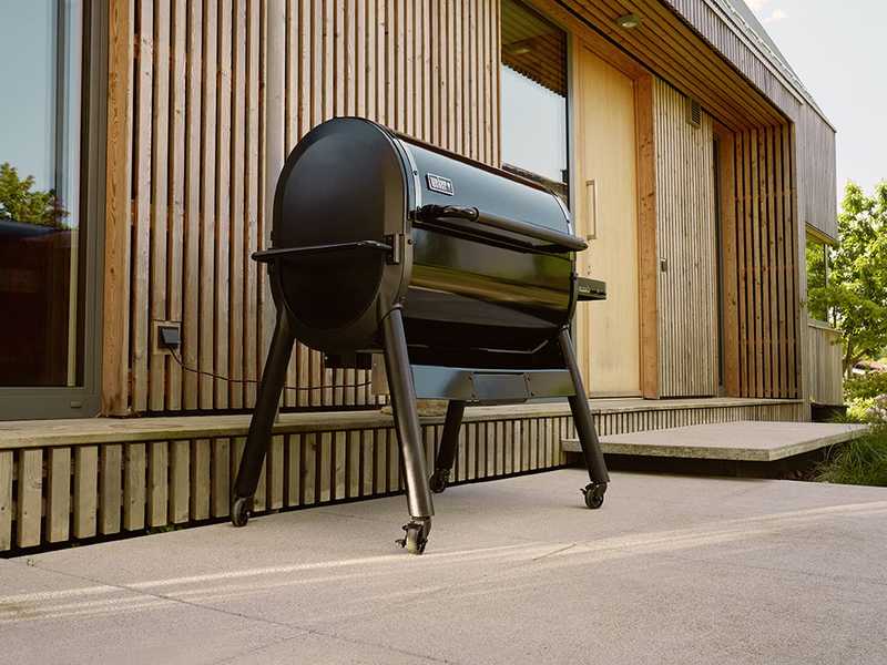 Weber wood pellet grill discount