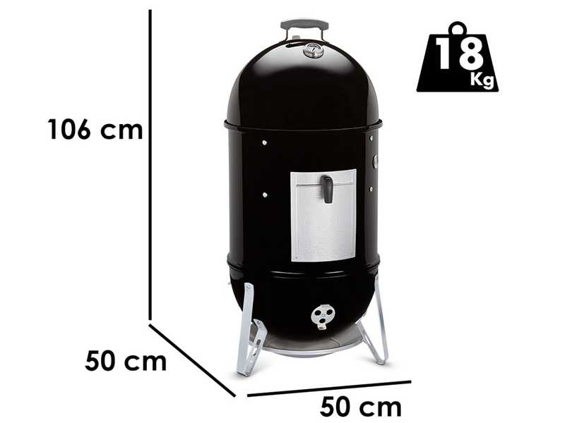 Weber Smokey Mountain Cooker Holzkohlegrill im Angebot Agrieuro