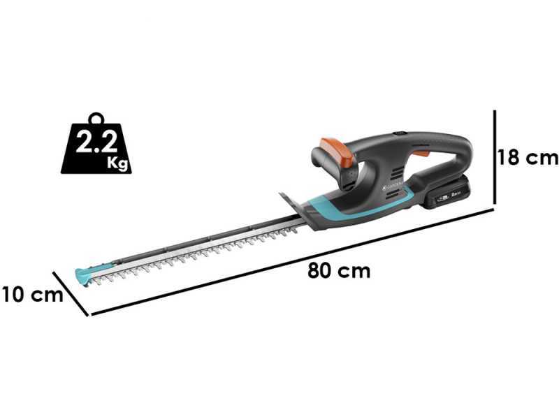 Gardena EasyCut 40/18V P4A -  Akku Heckenschere Messerl&auml;nge 40 cm - OHNE AKKU UND LADEGER&Auml;T