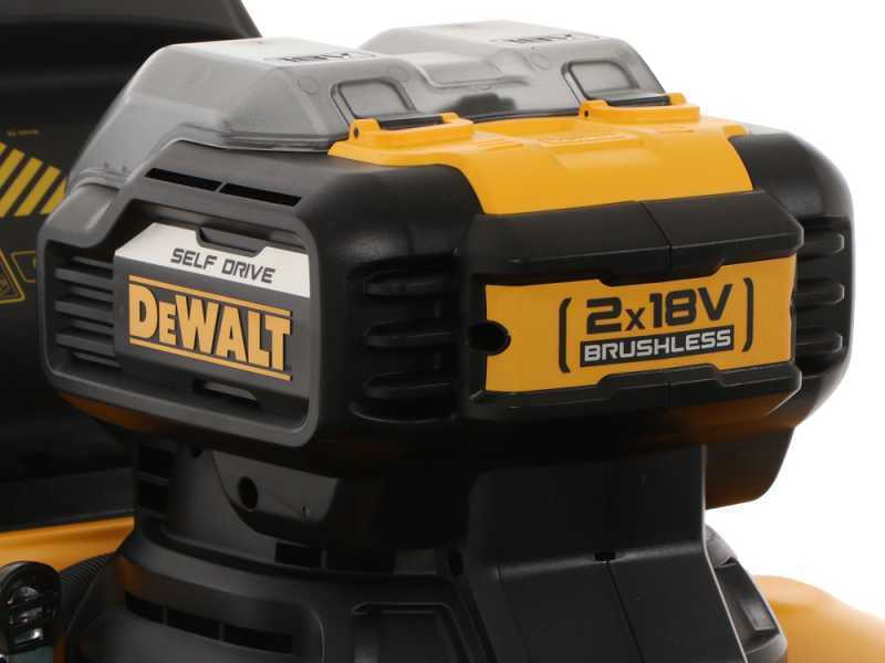 Akku-Rasenm&auml;her DeWalt DCMWSP564N-XJ - Zwei 18V 5AH AKKUS