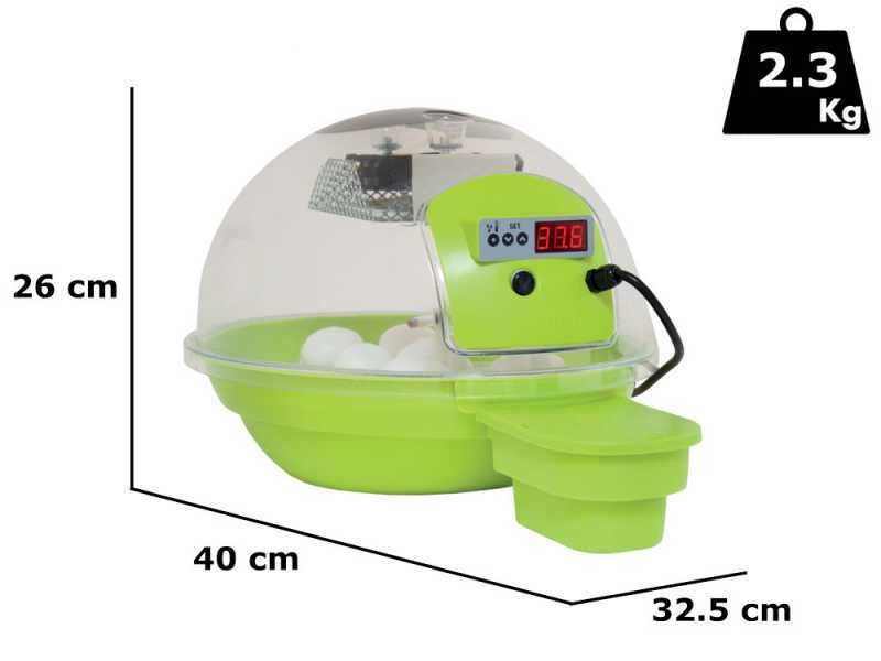 FIEM Smart digital 24 Gr&uuml;n - Automatische Brutmaschine f&uuml;r Eier