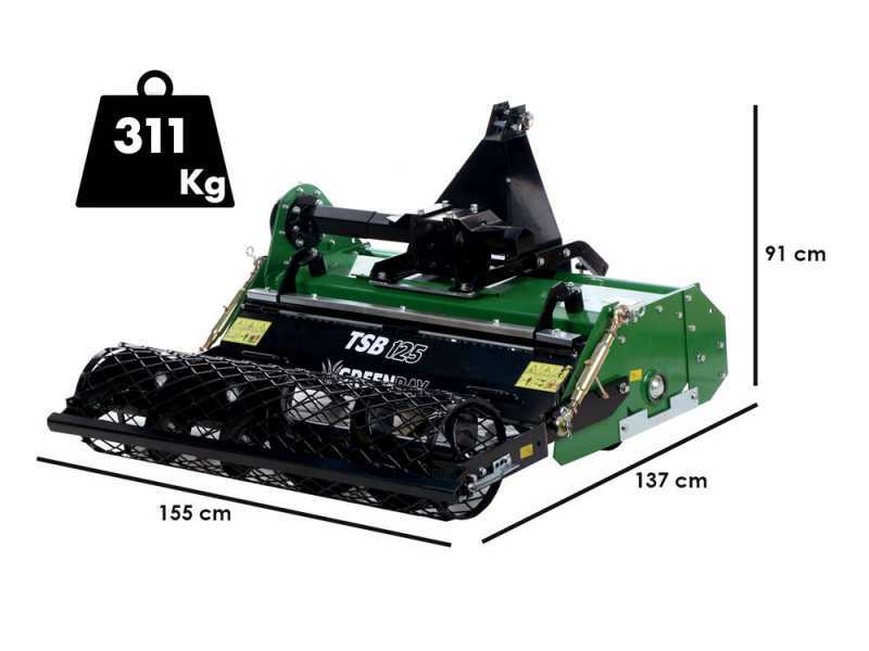 GreenBay TSB 125 - Umkehrfr&auml;se f&uuml;r Traktoren