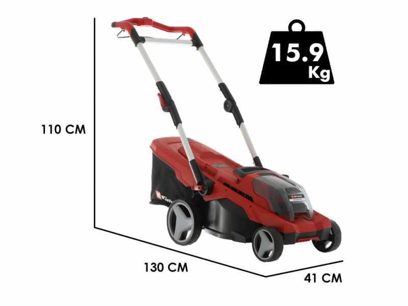 Akku Rasenm&auml;her Einhell RASARRO 36/36 - Zwei 18V 3AH Akkus