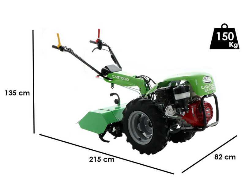 Einachsschlepper Lampacrescia MGM Castoro Super - Motor Honda GX390