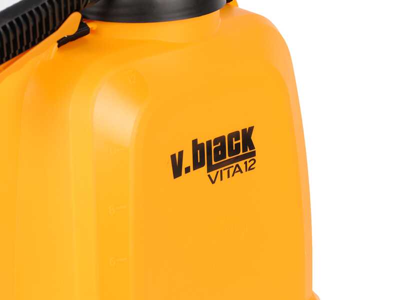 Elektrische R&uuml;ckenspritze Volpi V-BLACK VITA 12