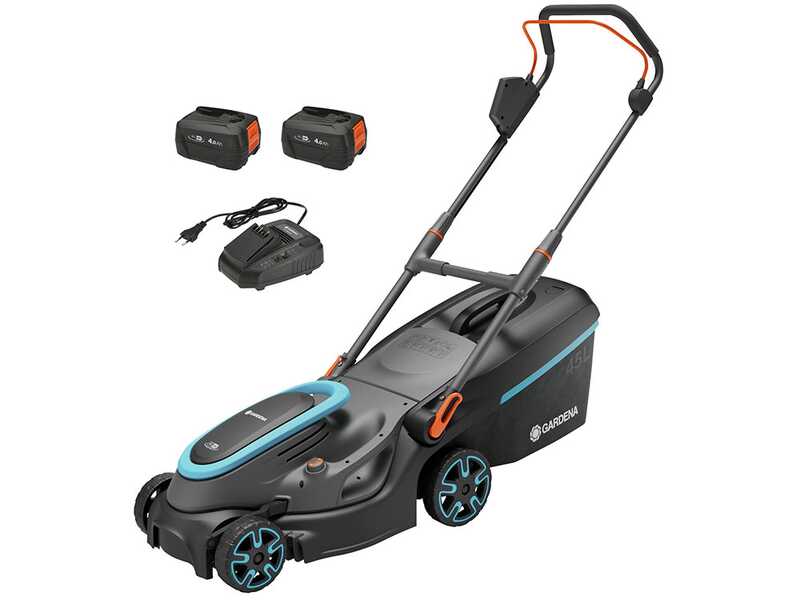 Gardena PowerMax 37/36V P4A -  Akku-Rasenm&auml;her - 36V/4ah - Schnittbreite 37 cm