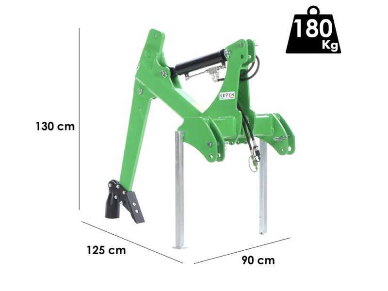 Seven Italy DR-one - Kabelpflug Tiefenlockerer f&uuml;r Traktor mit einstellbarer Tiefe