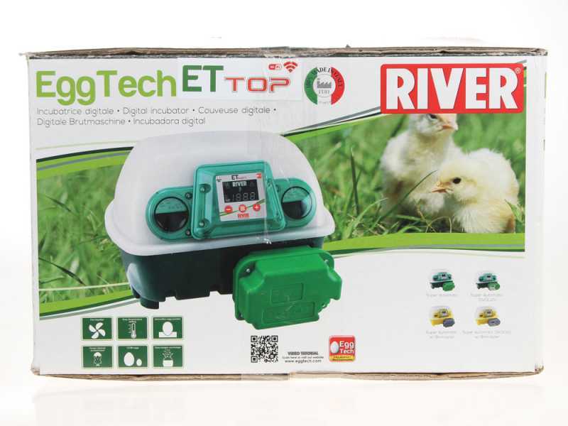 River Systems ET 12 TOP - Automatische Brutmaschine f&uuml;r Eier - 12 Eier