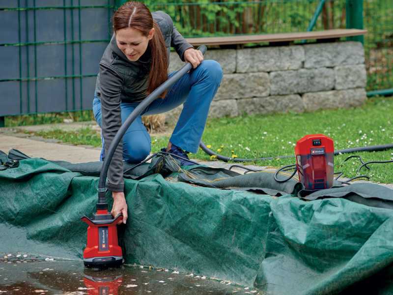 Akku-Schmutzwasserpumpe Einhell GE-DP 18/25 - Solo - OHNE AKKU UND LADEGER&Auml;T