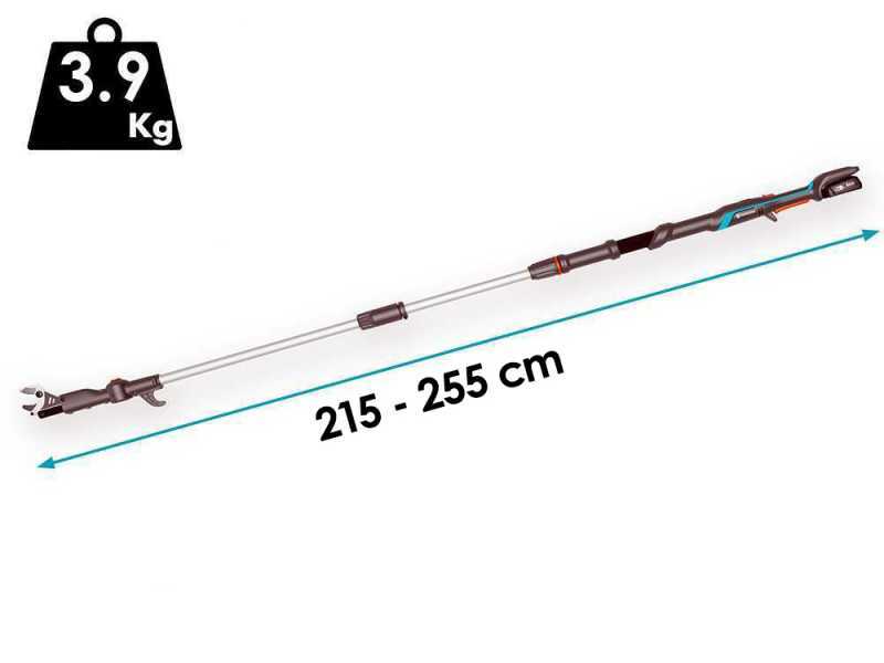 Gardena HighCut 250/18V Solo - Akku-Teleskop-Baumschere - OHNE AKKU UND LADEGER&Auml;T