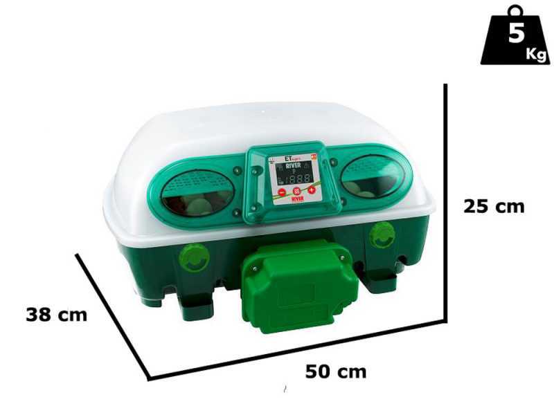 River Systems ET 24 - Automatische Brutmaschine f&uuml;r Eier - 24 Eier