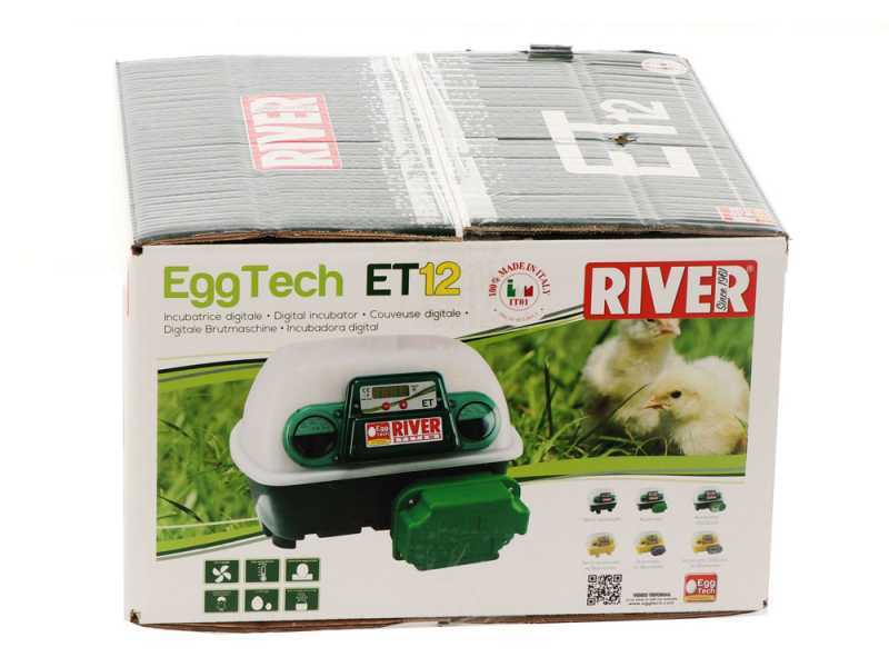 RIVER SYSTEMS ET 12 BIOMASTER - Automatische Brutmaschine f&uuml;r Eier- 12 Eier