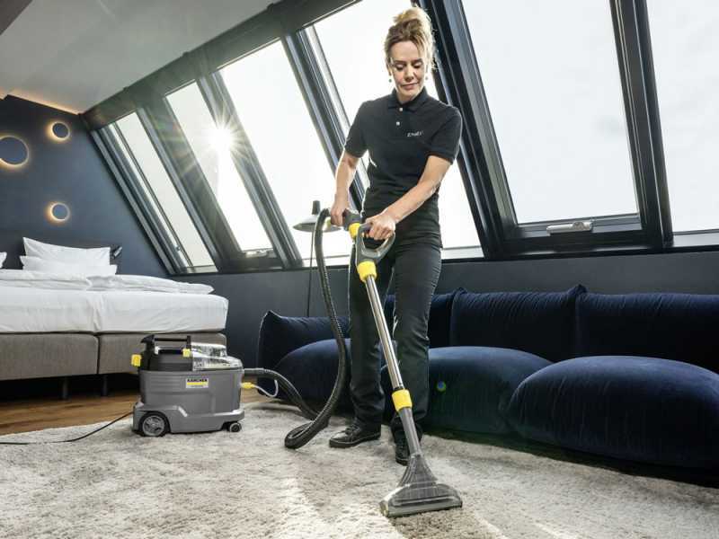 K&auml;rcher Pro Puzzi 8/1  ADV - Spr&uuml;hextraktionsger&auml;t - Teppichbodenreiniger - Leistung 1200W