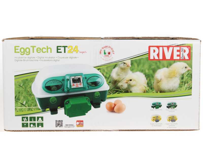 Automatische Brutmaschine f&uuml;r Eier RIVER SYSTEMS ET 24 SUPER