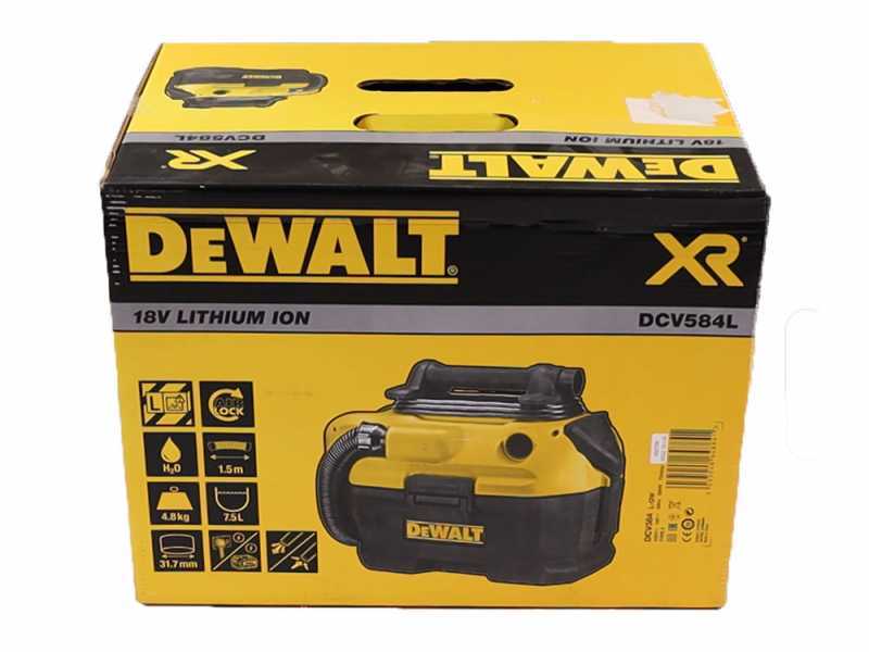 DeWalt DCV584L-QW - Tragbarer Hybrid Nass/Trockenstaubsauger