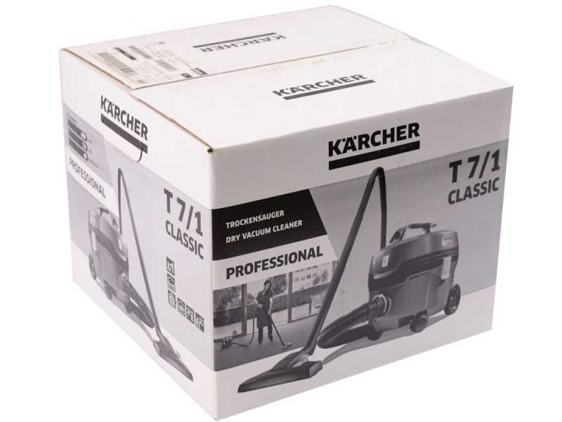 K&auml;rcher Pro T 7/1 Classic - Professioneller extrem leiser Staubsauger - 850W