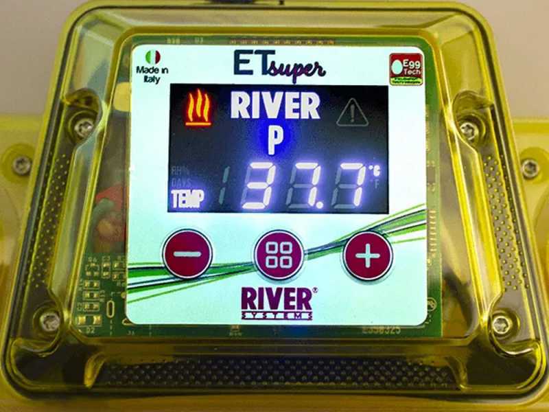 River Systems ET 49 SUPER BIOMASTER - Automatische Brutmaschine f&uuml;r Eier - 49 Eier