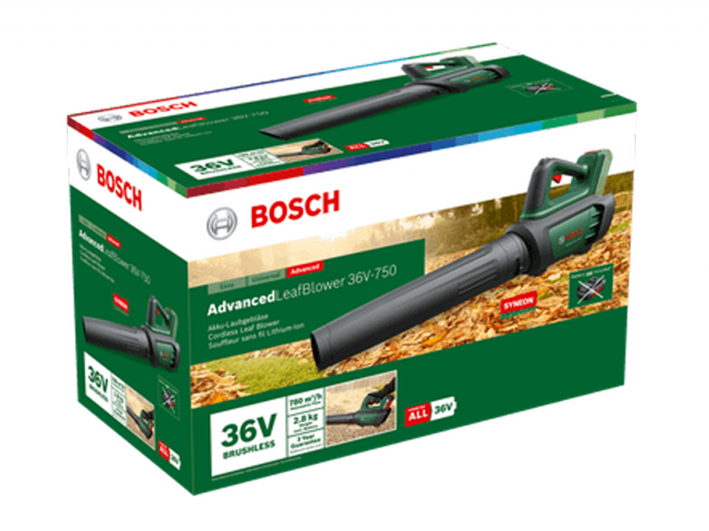 Akku-Laubbl&auml;ser Bosch AdvancedLeafBlower 36V-750 - SOLO - OHNE AKKU UND LADEGER&Auml;T