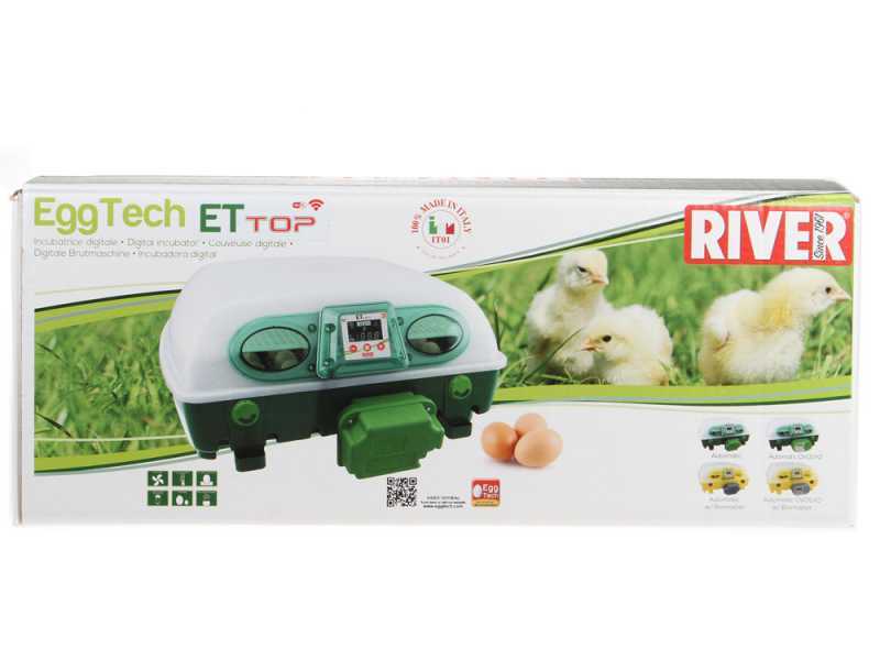 River Systems ET 49 TOP - Automatische Brutmaschine- 49 Eier