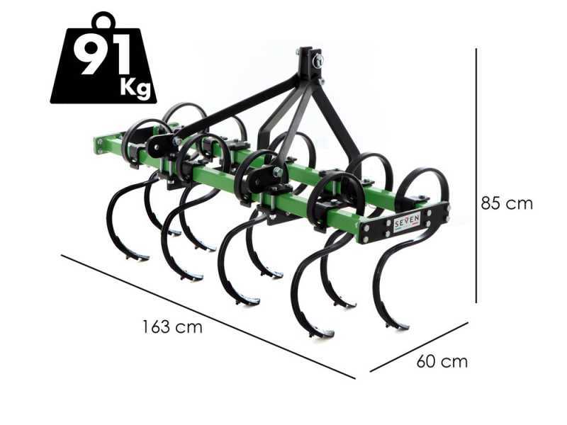Seven Italy Vibropac 160 cm Leichtgrubber mit 9 Zinken - Arbeitsbreite 160 cm