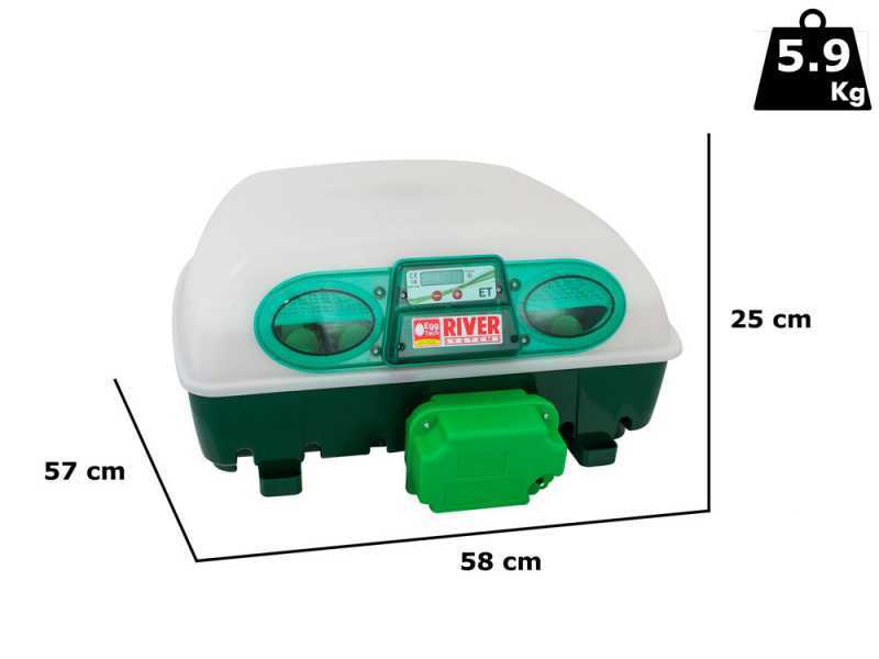 River Systems ET 49 - Automatische Brutmaschine - 49 Eier