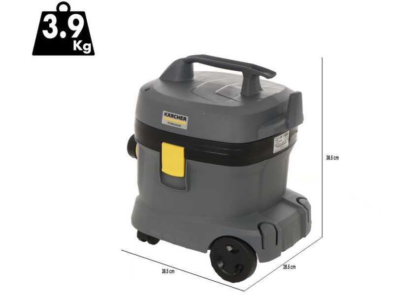 K&auml;rcher Pro T 11/1 Classic - Professioneller Staubsauger ULTRA leise - 850W