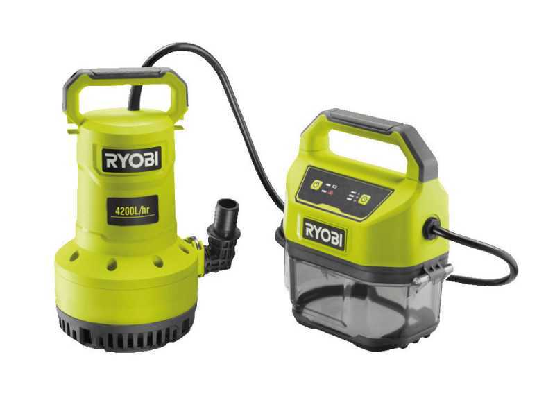Akku-Tauchpumpe RYOBI RY18SPA-0 18V - SOLO - ohne Akku und Ladeger&auml;t