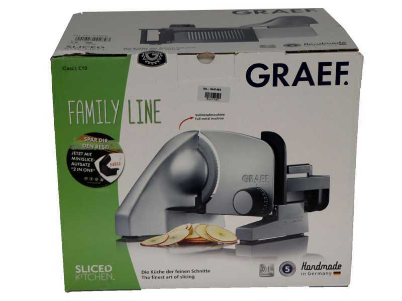 Graef Classic C10 silber - Allesschneider mit Klingendurchmesser 170 mm