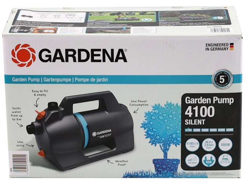 Gardena 4100 silent - elektrische Gartenpumpe - 550 W Motor