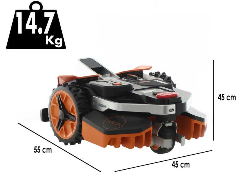 Worx Landroid Vision M600 WR206E - M&auml;hroboter - ohne Installation