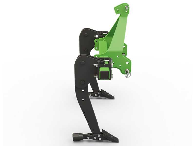 Seven Italy Simply - Drainagepflug Tiefenlockerer f&uuml;r Traktor - 2 Zinken - Rahmen 120 cm