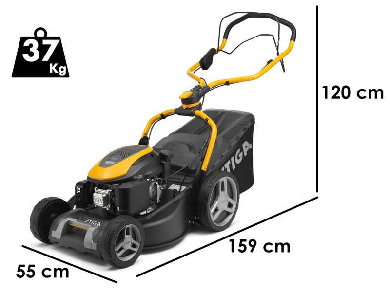 Stiga COMBI 753 SE - Benzin-Rasenm&auml;her mit Antrieb - 4 in 1 - Motor ST 170 LS