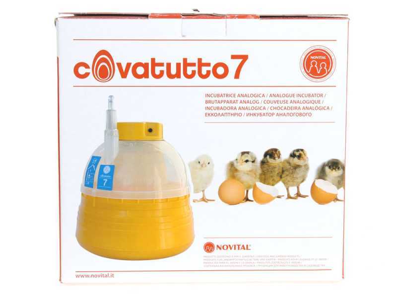 Novital Covatutto 7 new - Manuelle Eier-Brutmaschine - 7 Eier
