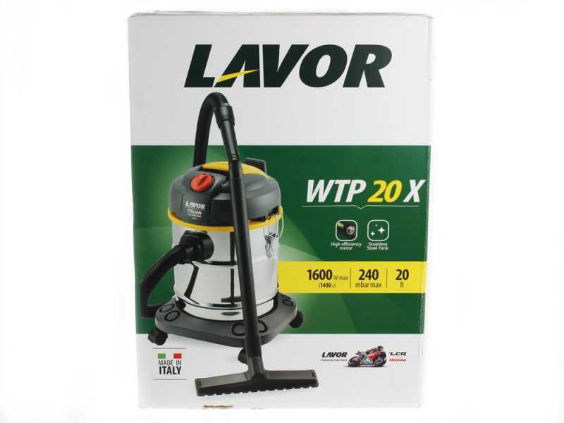 Lavor WTP 20 X - Trocken- und Nasssauger - Trommel 20l - 1600 W