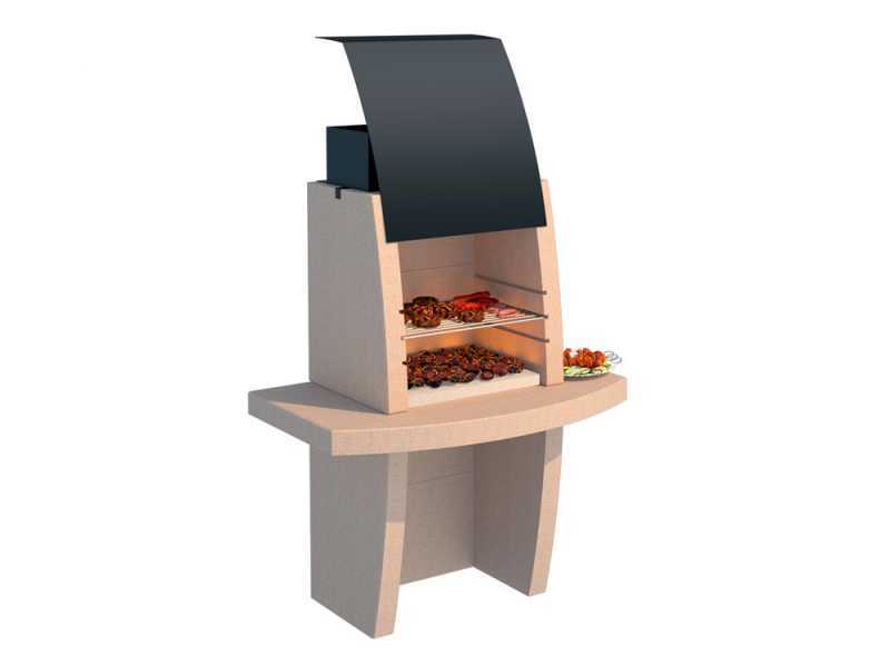 Linea VZ Formentera - Grillkamin f&uuml;r Brennholz/Holzkohle
