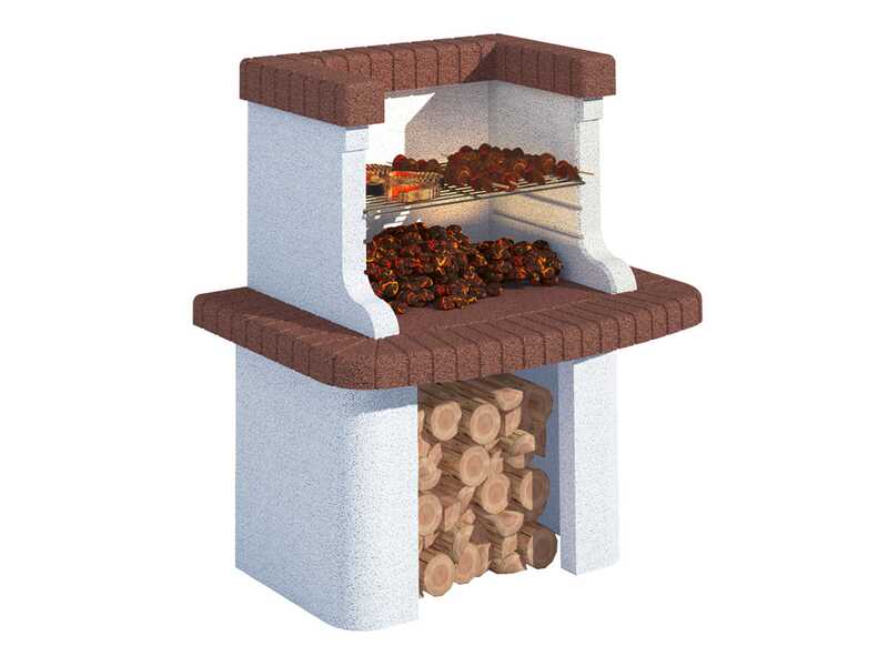 Linea VZ Gavi - Grillkamin f&uuml;r Brennholz/Holzkohle
