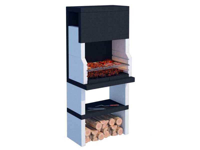 Linea VZ Stoccolma - Grillkamin f&uuml;r Holz/Holzkohle