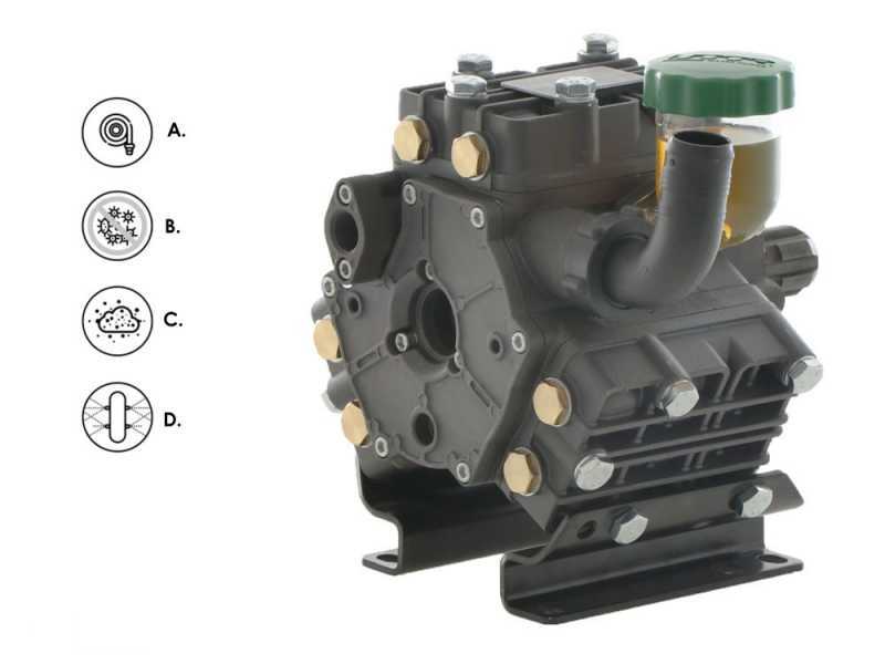 UDOR kappa 53 1C Membranpumpe f&uuml;r Traktor &ndash; Hochdruck