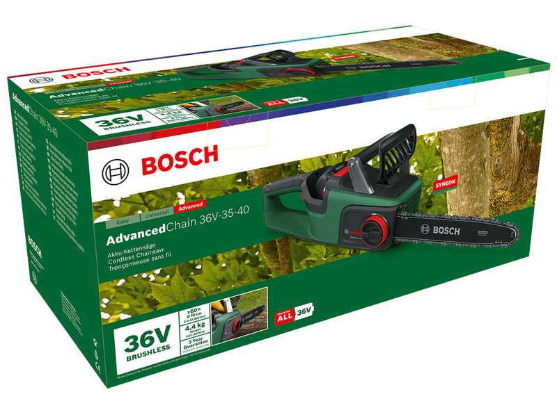 Bosch - AdvancedChain 36V-35-40 - Akku-Kettens&auml;ge - 36V 2Ah - Schwert 35 cm
