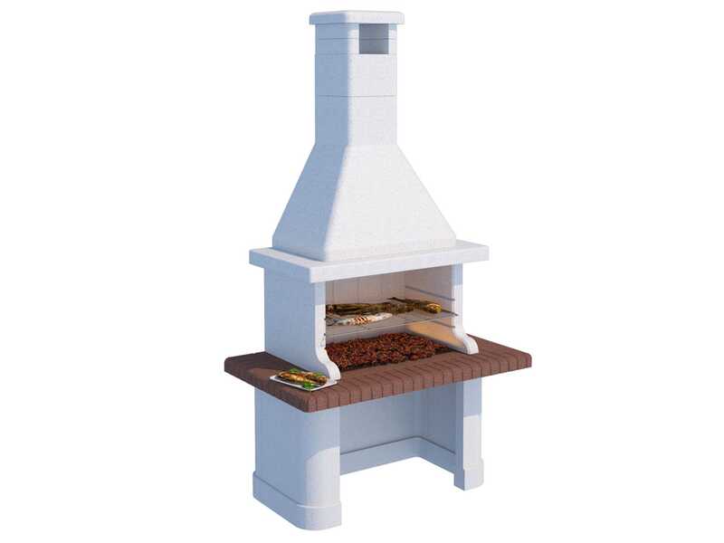 Linea VZ Vulcano - Grillkamin f&uuml;r Brennholz/Holzkohle