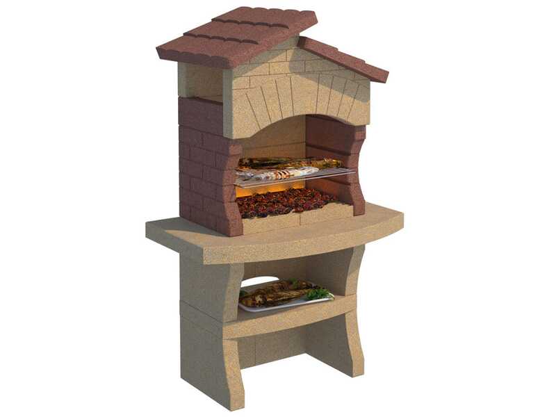 Linea VZ Minorca - Grillkamin f&uuml;r Brennholz/Holzkohle