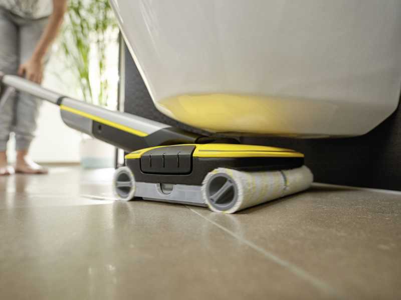 K&auml;rcher FC 7 Cordless - Hartbodenreiniger Kabellos 3 in 1: Wischen, Abziehen und Saugen 