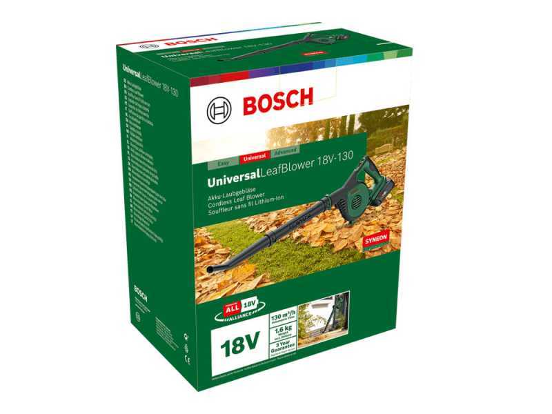 Bosch Universal Leaf Blower 18V - Akku-Laubbl&auml;ser - 18V 2.5Ah - SOLO - OHNE AKKU UND LADEGER&Auml;T