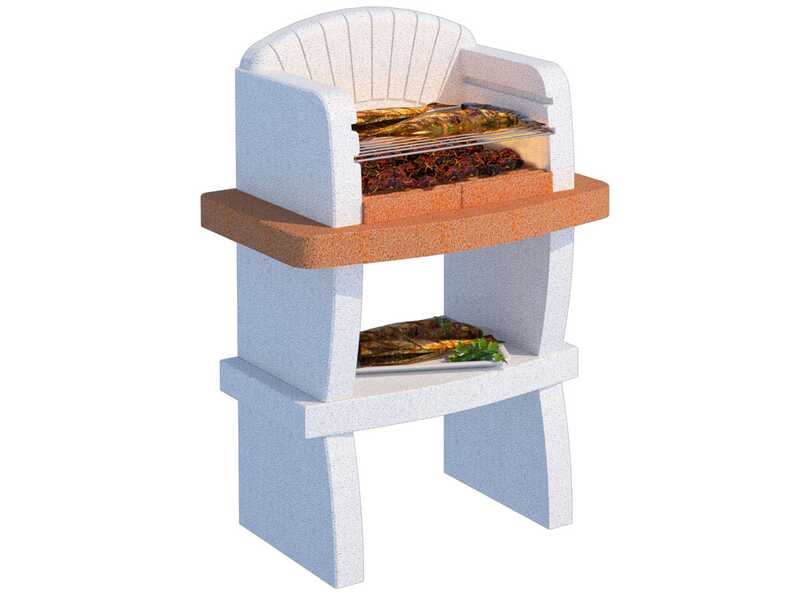 Linea VZ Modena - Grillkamin f&uuml;r Brennholz/Holzkohle
