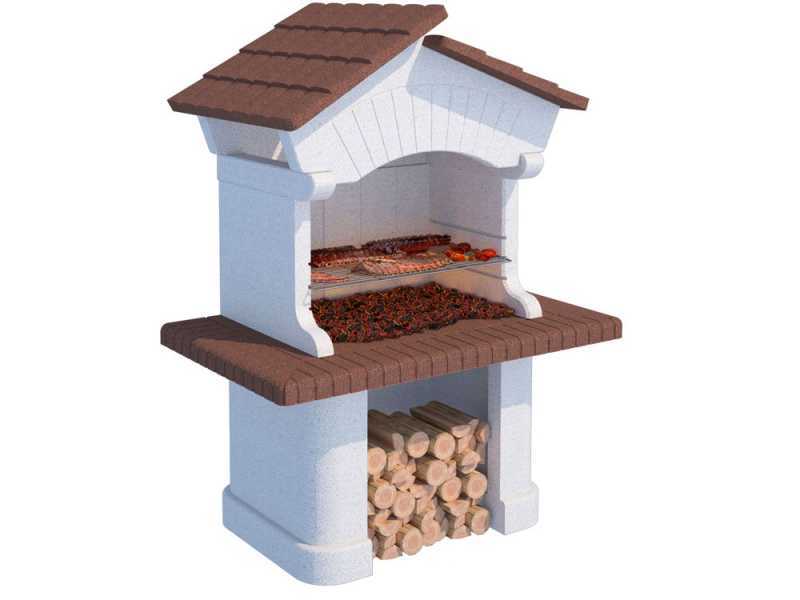 Linea VZ Canarie - Grillkamin f&uuml;r Brennholz/Holzkohle